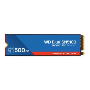 Western Digital 500GB M.2 2280 NVMe SN5100 Blue
