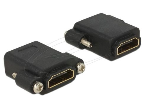 DeLock High Speed HDMI female to HDMI famale adapter Black DeLock High Speed HDMI female to HDMI famale adapter Black