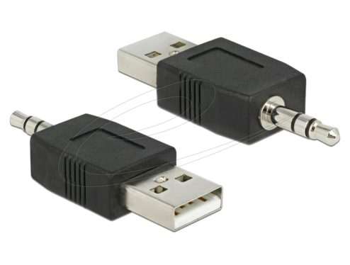 DeLock USB to Stereo Jack 3.5 mm Adapter for iPod Shuffle Black DeLock USB to Stereo Jack 3.5 mm Adapter for iPod Shuffle Black
