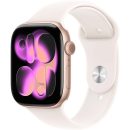   Apple Watch S11 GPS 46mm Rose Gold Aluminium Case with Light Blush Sport Band S/M