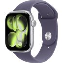  Apple Watch S11 GPS 46mm Silver Aluminium Case with Purple Fog Sport Band S/M
