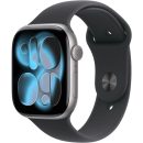   Apple Watch S11 GPS 46mm Space Grey Aluminium Case with Black Sport Band M/L