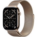   Apple Watch S11 Cellular 46mm Gold Titanium Case with Gold Milanese Loop S/M