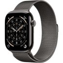   Apple Watch S11 Cellular 46mm Slate Titanium Case with Slate Milanese Loop M/L