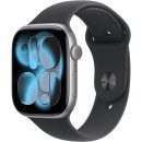   Apple Watch S11 GPS 42mm Space Grey Aluminium Case with Black Sport Band S/M