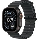   Apple Watch Ultra 3 Cellular 49mm Black Titanium Case with Black Ocean Band