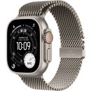   Apple Watch Ultra 3 Cellular 49mm Natural Titanium Case with Natural Titanium Milanese Loop Large