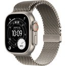   Apple Watch Ultra 3 Cellular 49mm Natural Titanium Case with Natural Titanium Milanese Loop Medium