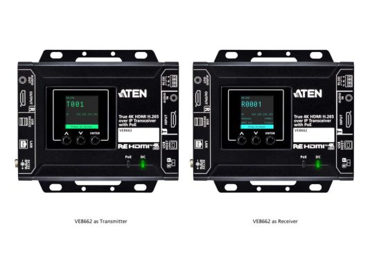 ATEN VE8662 True 4K HDMI H.265 over IP Transceiver with PoE