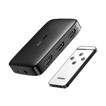 UGREEN HDMI Switch 3 in 1 Out HDMI Switcher Splitter Grey