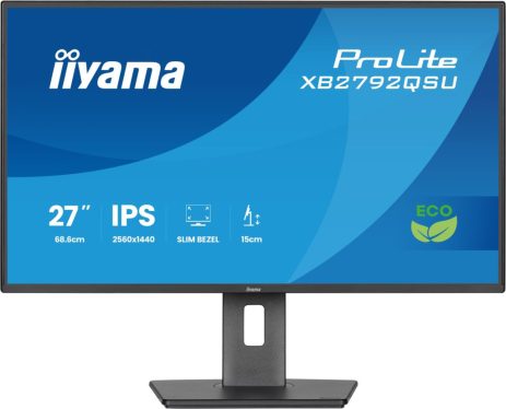 iiyama 27" ProLite XB2792QSU-B1 IPS LED