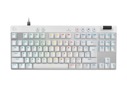 Logitech G Pro X TKL Rapid Gaming Keyboard White US