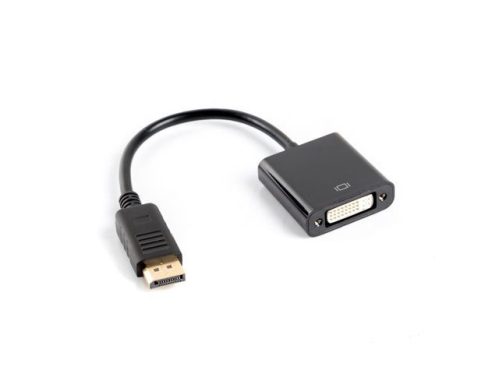 Lanberg Displayport (M)->DVI-I (F) (24+5) dual link Adapter Black Lanberg Displayport (M)->DVI-I (F) (24+5) dual link Adapter Black