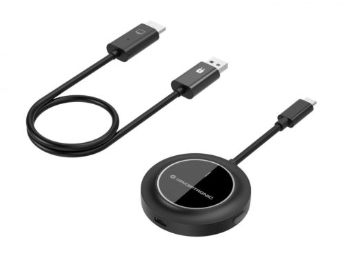 Conceptronic  ATHERIC01B  Wireless USB-C to HDMI Display Kit 1080P