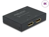 DeLock DisplayPort 2 - 1 Switch bidirectional 8K 30 Hz