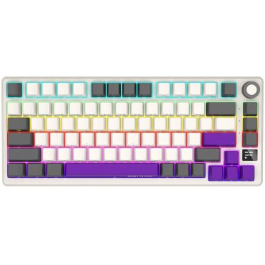 LORGAR KBP7075W Gaming Wireless Bluetooth Mechanical Keyboard Beige US LORGAR KBP7075W Gaming Wireless Bluetooth Mechanical Keyboard Beige US