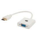 Savio CL-201 HDMI to VGA Adapter White