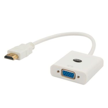 Savio CL-201 HDMI to VGA Adapter White