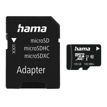 Hama 128GB microSDXC Class 10 UHS-I + Adapterrel