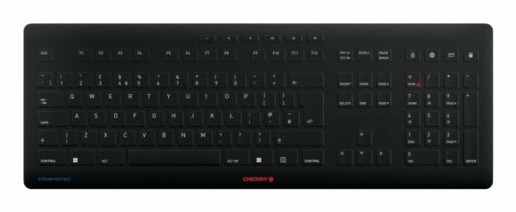 Cherry Stream Protect Wireless Keyboard Black UK