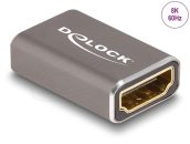 DeLock HDMI Adapter female to female 8K 60 Hz Grey Metal