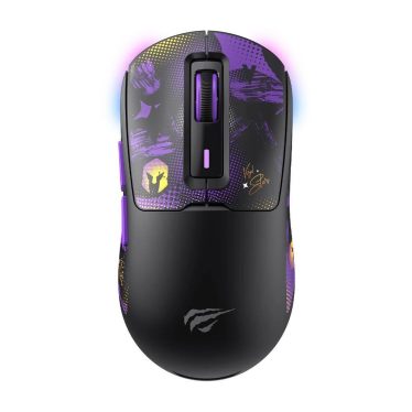 HAVIT Gamenote MS969WB x VKS Gaming Wireless Bluetooth Mouse Black/Purple