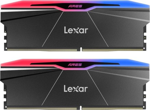 Lexar 32GB DDR5 6000MHz Kit(2x16GB) Ares RGB Black