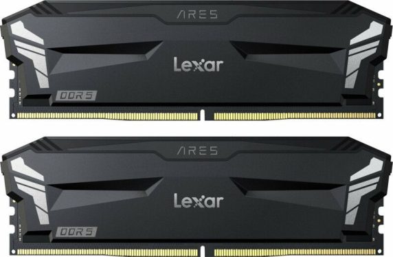Lexar 32GB DDR5 6000MHz Kit(2x16GB) Ares Black