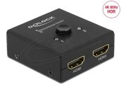 DeLock HDMI 2 - 1 Switch bidirectional 4K 60 Hz compact