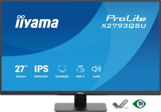 iiyama 27" ProLite X2793QSU-B1 IPS LED
