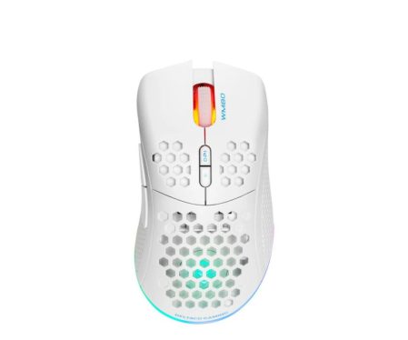 Deltaco GAM-120 WM80 Gaming Wireless Bluetooth Mouse White