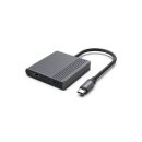 Gembird A-CM-HDMIFDPF-01 USB-C to HDMI + DP adapter Black