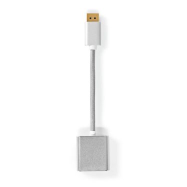 Nedis DisplayPort Male - DVI-D 24+1-Pin Female Gold Plated 0,20m Silver