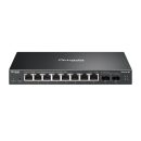   TP-Link ES206XPP-M2 Omada 8-Port 2.5G BASE-T Easy Managed Switch with 2 10GE SFP+ Slots