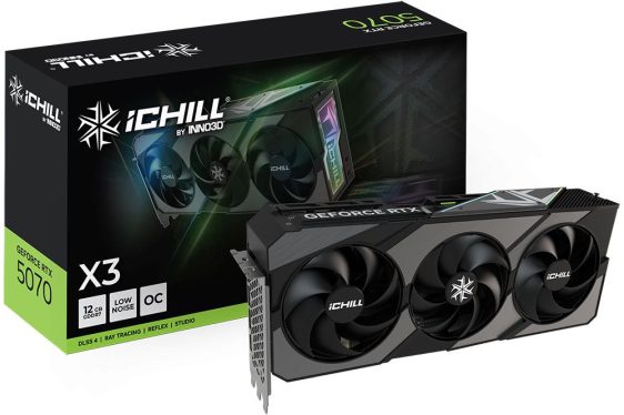 Inno3D GeForce RTX5070 12GB GDDR7 iChill X3