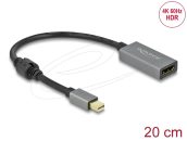  DeLock Active mini DisplayPort 1.4 to HDMI Adapter 4K 60 Hz Black