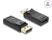   DeLock Active DisplayPort 1.4 to HDMI Adapter 8K with HDR Black