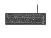 natec Herring Glow Keyboard Black US