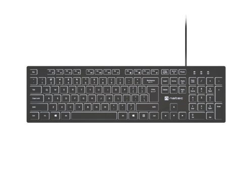 natec Herring Glow Keyboard Black US natec Herring Glow Keyboard Black US