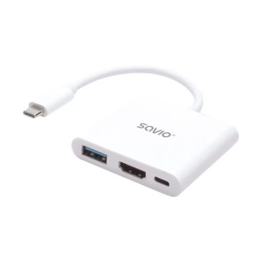 Savio AK-48 Multiport Adapter White