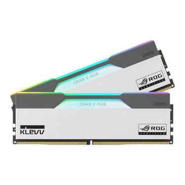 Klevv 32GB DDR5 6200MHz Kit(2x16GB) Cras V RGB ROG White/Grey