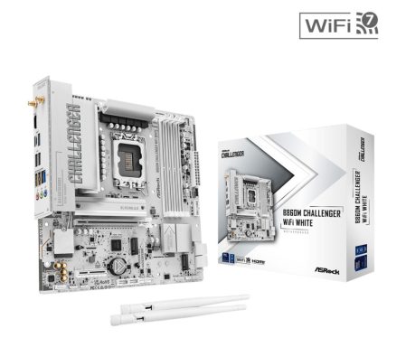 ASRock B860M CHALLENGER WIFI WHITE