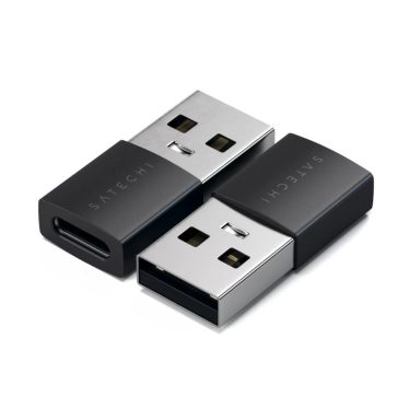 Satechi Type-A to Type-C Adapter Space Black (2 Pack)