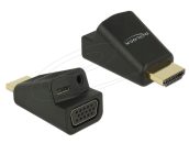 DeLock HDMI to VGA with Audio Adapter Black
