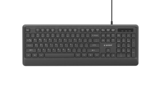 Gembird KB-UML-04 Slim Wired Backlight Keyboard Black US Gembird KB-UML-04 Slim Wired Backlight Keyboard Black US