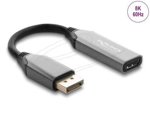 DeLock Active DisplayPort 1.4 to HDMI Adapter 8K with HDR function DeLock Active DisplayPort 1.4 to HDMI Adapter 8K with HDR function