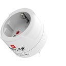 SKROSS Európába utazóknak földelt USA Adapter White