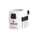 SKROSS World Travel utazóknak földelt Adapter White