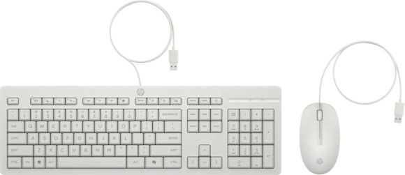 HP 225 Wired Keyboard Combo White US HP 225 Wired Keyboard Combo White US