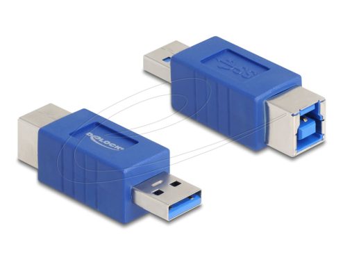 DeLock USB 5 Gbps Adapter USB Type-A male to USB Type-B female DeLock USB 5 Gbps Adapter USB Type-A male to USB Type-B female